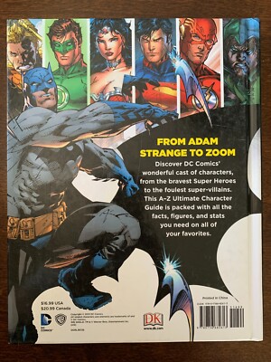 DC COMICS The Ultimate Character Guide Hardcover Graphic Novel