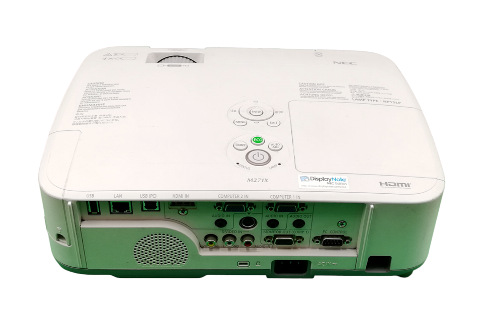 NEC NP-M271X HDMI PROJECTOR 3414 Lamp hours, worn - USED | eBay