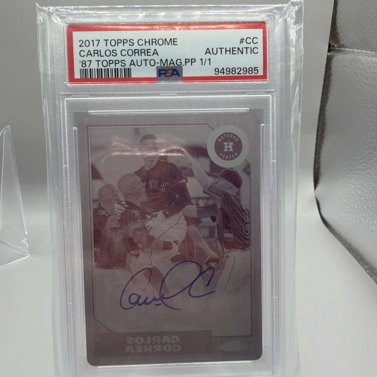 Carlos Correa Autographed Baseball Trading Cards for sale | eBay