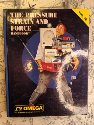 1992 Omega Engineering The Pressure Strain And Force Handbook Catalog Vol 28 HC