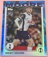2024/25 Topps UCC Flagship Mikey Moore RC Tottenham Hotspur 035/125 Blue #199