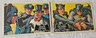 1966 Topps Batman Black Bat Logo #24 Penguin Captured & #35
