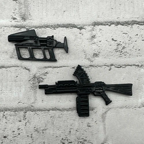 GI Joe 1993 YELLOW LOW LIGHT Dino Hunters Rifle Weapon Accessory Figure Parts