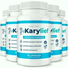 Karylief Official, Premium Ear Health Support Supplement for Tinnitus - 5 Pack