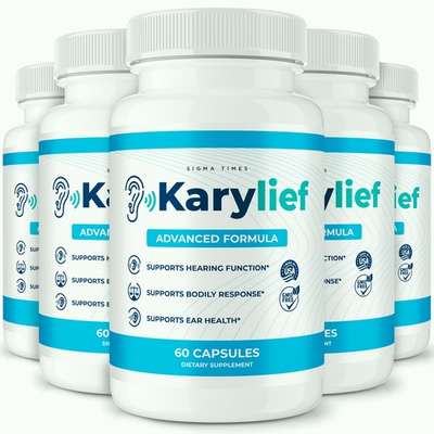 #ad Karylief Official Premium Ear Health Support Supplement for Tinnitus 5 Pack $59.95
