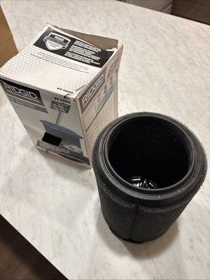 Ridgid VF7000 Wet-Pickup Filter Black for 5-20 Gallon Wet & Dry Vacuum Cleaners