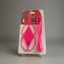 Universal Mobile Phone Lanyard Pink Stretchy Silicone - Brand NEW