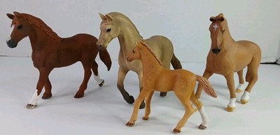 Schleich Horse Club Mares And Foal Lot Of 4