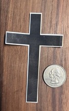 Christian Cross - Glossy Vinyl Sticker