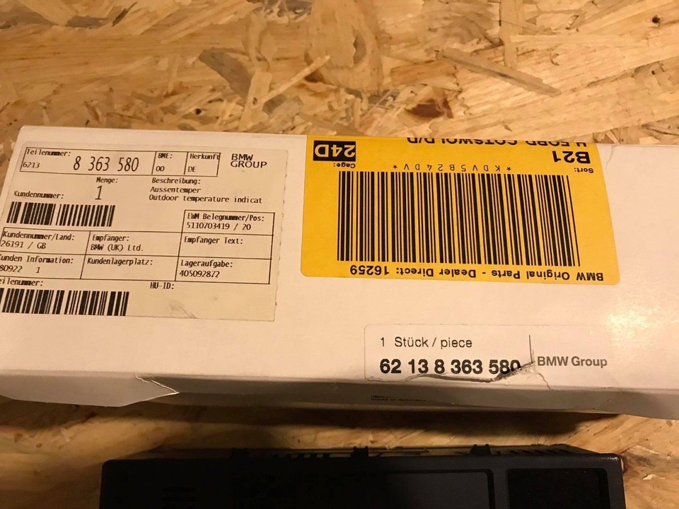 BMW E36 Bort Computer Neu Original 62138363580 | eBay.de