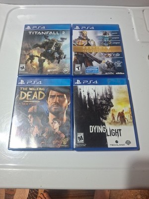 4 Ps4 Games Titanfall 2 Destiny Dying Light The Walking Dead A New Frontier Lot