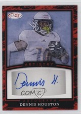 2022 SAGE Artistry Auto Red Dennis Houston #A-DH2 Auto 2s2