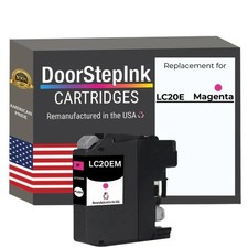 DoorStepInk Compatible Ink Cartridges For Brother LC20E Magenta-USA