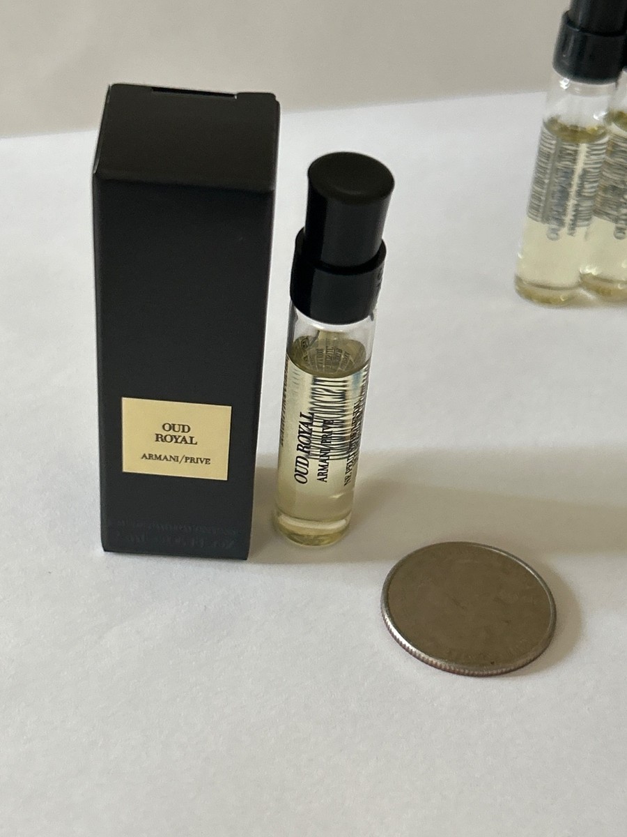 3x ARMANI PRIVE OUD ROYAL EDP 2.0ml .06fl oz x 3 COLOGNE PERFUME