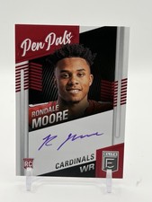 Rondale Moore ROOKIE AUTO 2021 Elite Football #PP-RMO Pen Pals Rest In Peace 