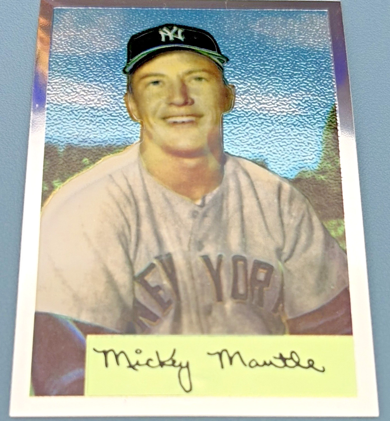 1996 Topps Mickey Mantle Commemorative Set #4 of 19 Topps 1954 #65 HOF Chrome