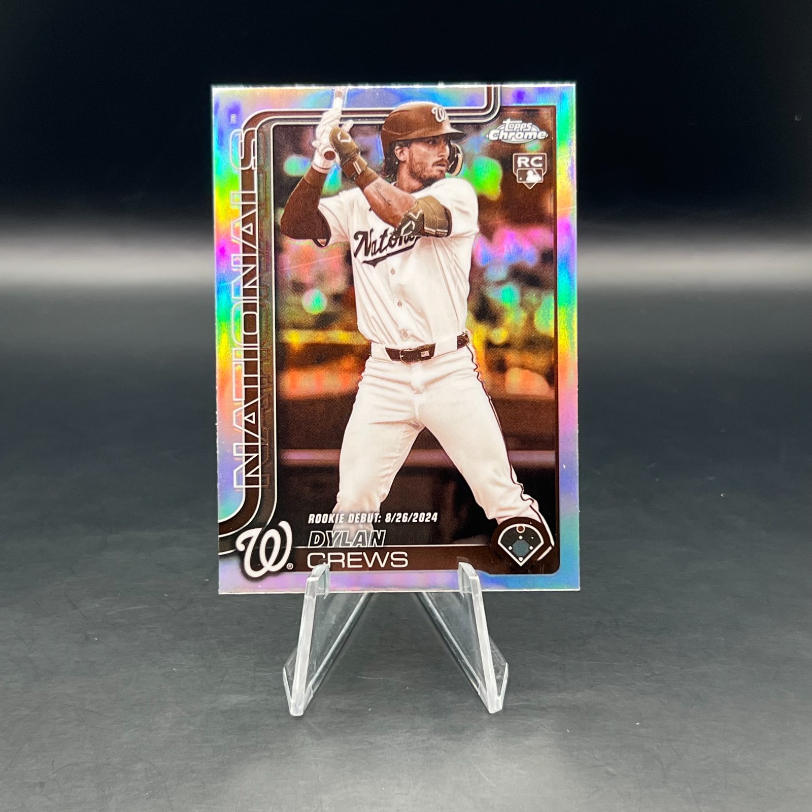 Dylan Crews Rookie 2025 Topps Chrome Update #USC190 Sepia Refractor RC Debut