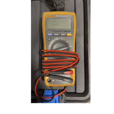 Fluke 179 True RMS Digital Multimeter w/ Leads   Tested Working   No Case