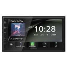 Kenwood DMX4710S, 6.8" Double Din Digital Media Receiver w/ Apple CarPlay & Andr