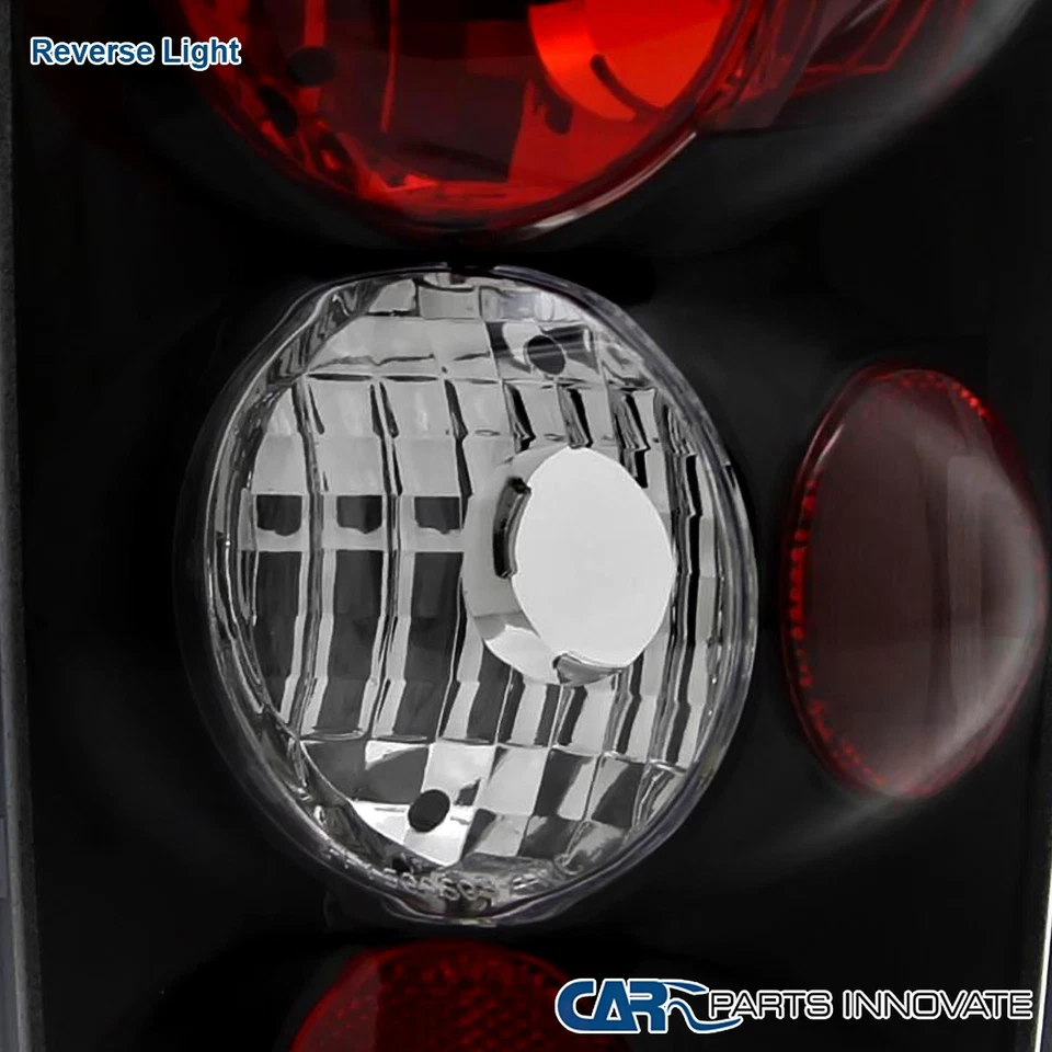 Black Fits 1995-2004 Chevy Blazer GMC Jimmy Tail Lights Brake Lamps Left+Right - Image 4 of 4