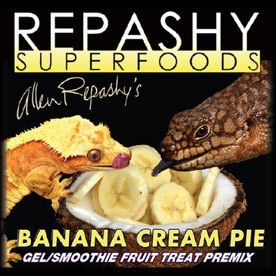 Repashy Banana Cream Pie Fruit Treat Crested Gargoyle Gecko Skink Bearded Dra...
