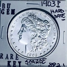 1903 P BU GEM MORGAN SILVER DOLLAR UNC MS+++ U.S. MINT RARE KEY COIN 8921