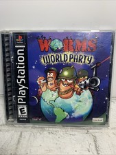 TESTED PlayStation PS1 Game WORMS WORLD PARTY Complete CIB PsOne