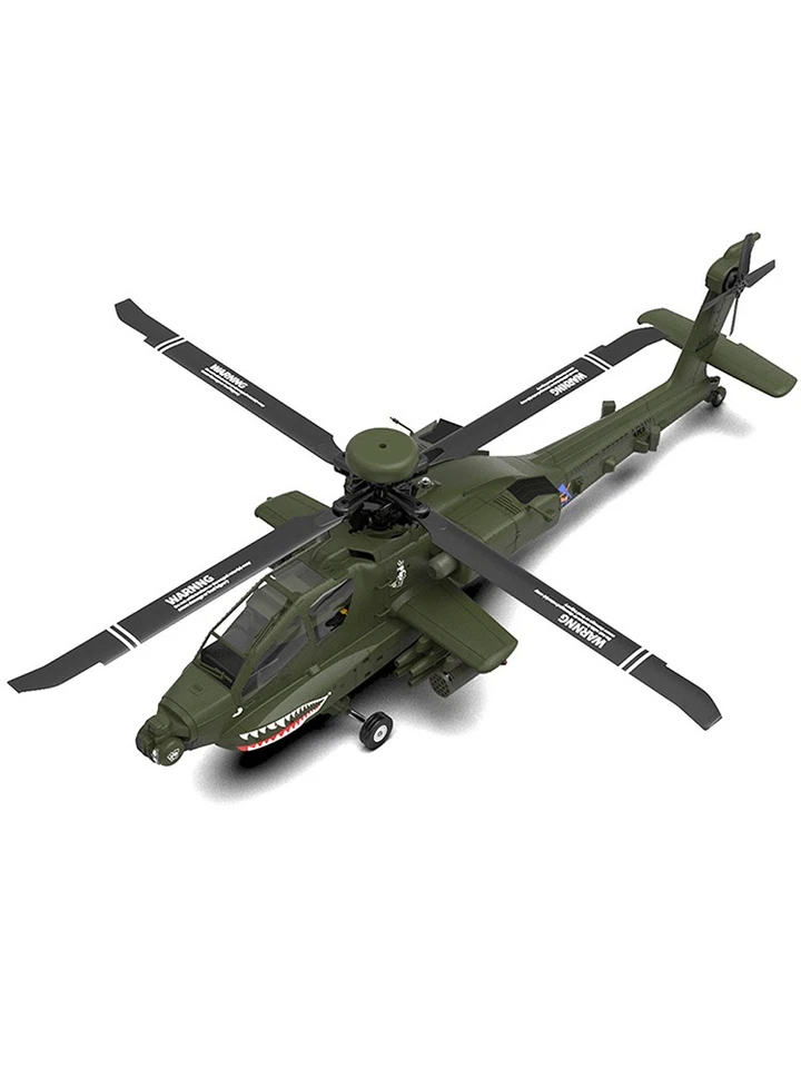 YXZNRC F11 AH-64D Apache RC Helicopter 1:32 2.4G 6CH 3D RC Aircraft BNF/RTF - Image 2 of 4