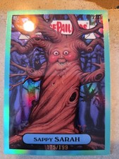 2024 Topps Chrome Garbage Pail Kids Series 7 Aqua Refractor /199 Sappy SARAH