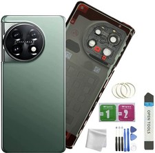 For Oneplus 11 Back Glass Cover with Camera Glass Lens Replacement for OnePlus