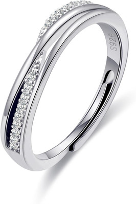 Sterling Silber Ring Für Frauen Versprechensring Für Sie Infinity Daumenringe Ve