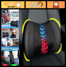 Memory Foam Lumbar Support Pillow for Lower Back Pain Relief - Car  Office Cush