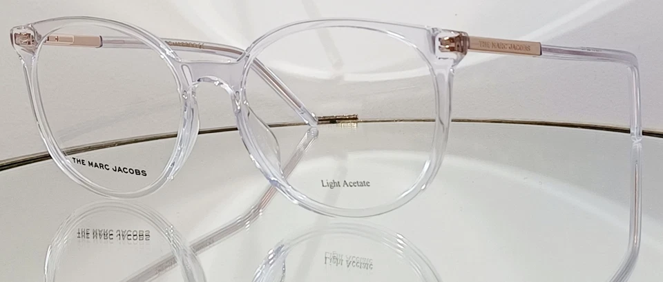 THE MARC JACOBS MARC 511 789 Anteojos LILA TRANSPARENTE Nuevo Plástico 53-18-145 Foto 3 de 4