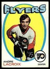1971-72 Topps Andre Lacroix Philadelphia Flyers #33