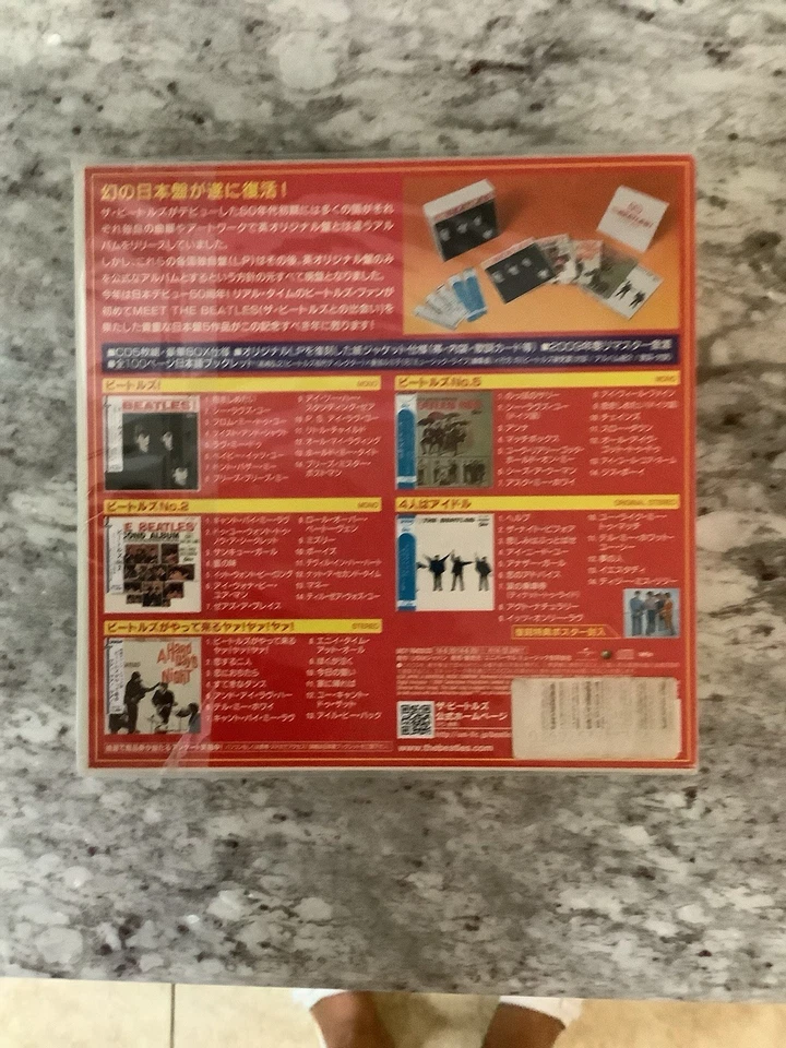 BEATLES Meet The Beatles! 2014 JAPAN BOX SET, CD's x5 + OBI's x5 New Foto 3 de 4