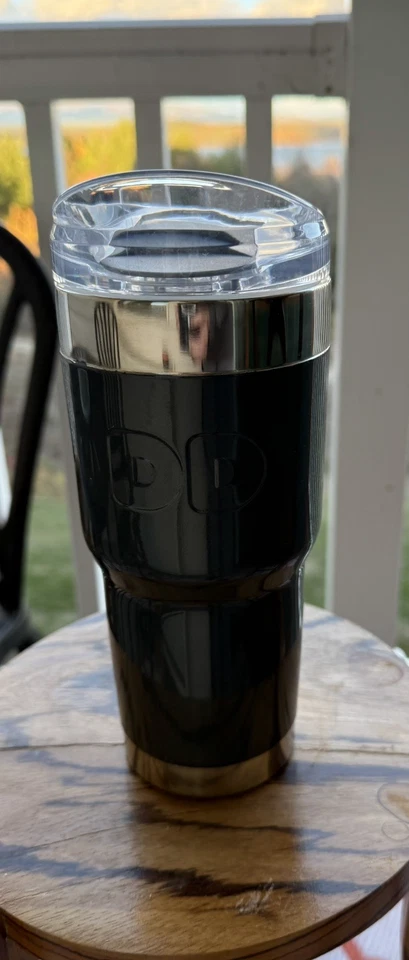 Dunkin Donuts Tumbler 24oz Stainless Steel Gray HTF 2018 DD Insulated Coffee Mug - Image 4 of 4