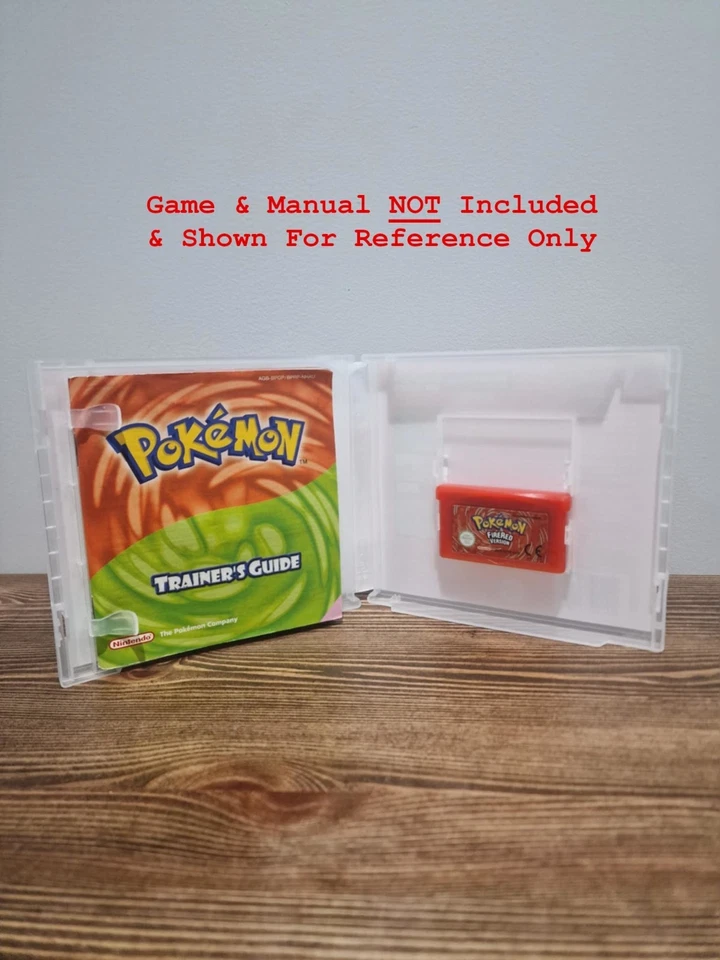 Pokemon Fire Red - Replacement Clear Plastic Game Case Box Nintendo Gameboy GBA - Image 3 of 4