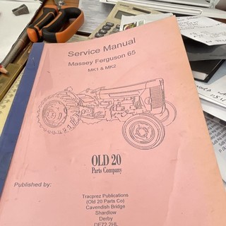 Massey Ferguson 65 MK1 & MK2 Tractor Service Manual for Massey Ferguson