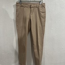 Old Navy Pixie Pants Casual Chino Mid-Rise Women's Size 8 Stretch Beige