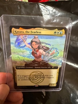 SDCC 2025 Magic The Gathering X Avatar Katara Fearless Promo Card