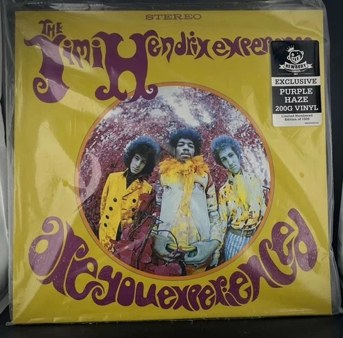 JIMI HENDRIX EXPERIENCE “ARE YOU EXPERIENCED” 2014 200G  PURPLE HAZE VINYL #0740