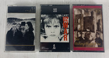 U2 cassette lot of 3 The Joshua Tree War The Unforgettable Fire