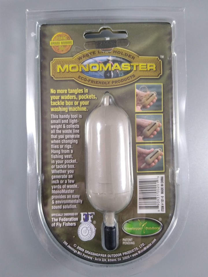 MonoMaster Waste Line Holder EcoFriendly Fly Fishing Tool New eBay