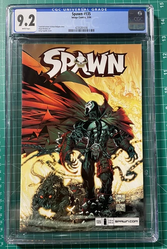 SPAWN 135 - RARE / LOW PRINT RUN - TODD MCFARLANE - CGC GRADED 9.2