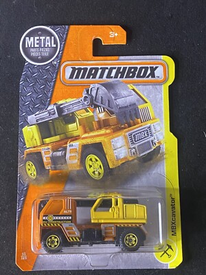 Matchbox MBXcavator 51/125 Orange & Yellow Free Box Shipping