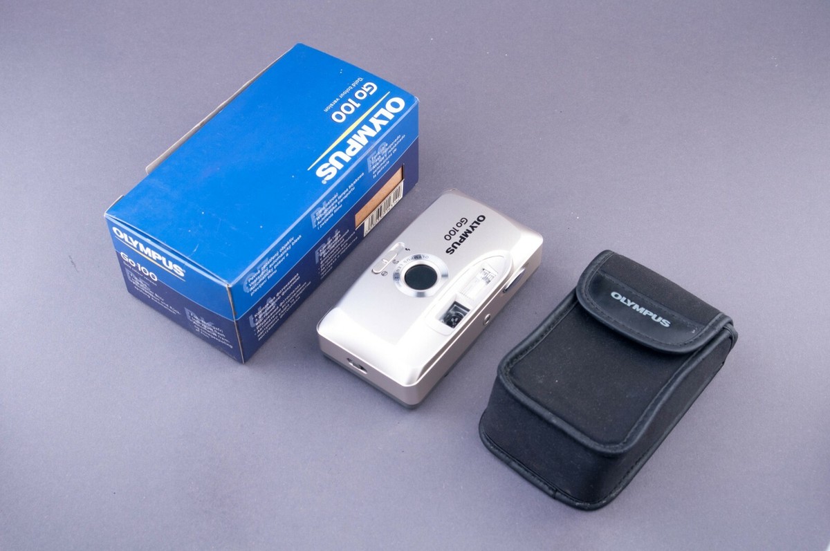 Olympus Go 100 35 mm Point & Shoot Film Camera Box | eBay