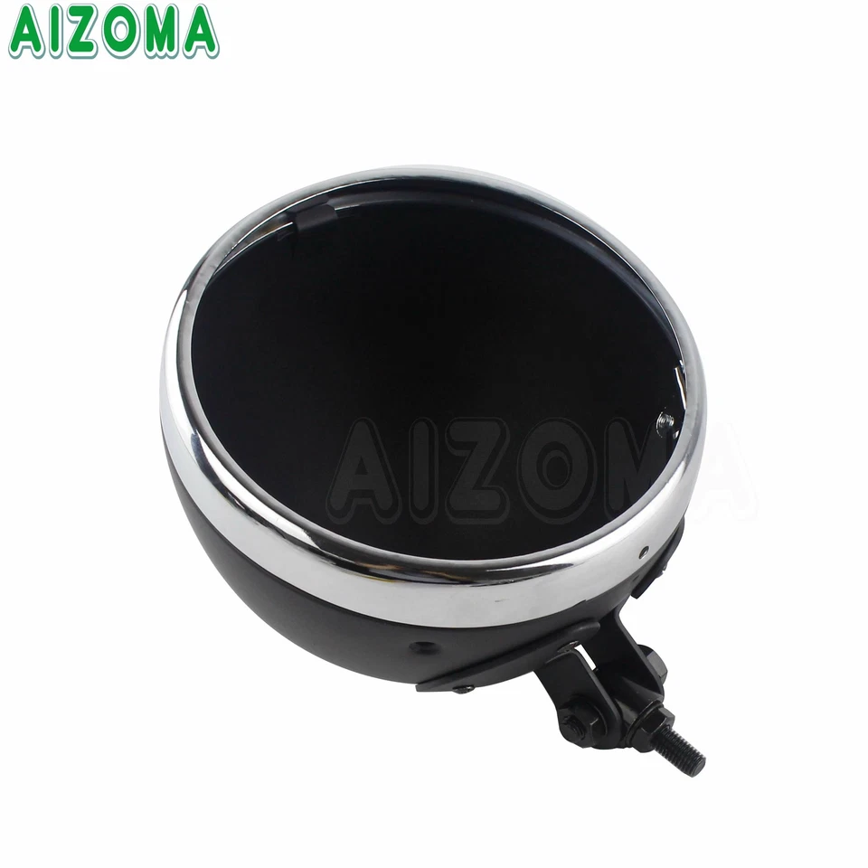 Carcaça de farol de motocicleta farol balde de concha para Harley Heritage Softail - Imagem 4 de 4