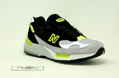 New Balance 992 Black Grey Neon Volt 