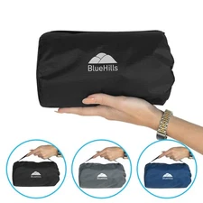 BlueHills Ultra Compact Travel Blanket Pillow for Airplane Traveling Essentia...