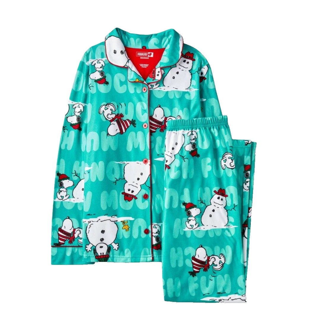Amendoins Snoopy Pijamas Tamanho 4 e Acima para Meninas